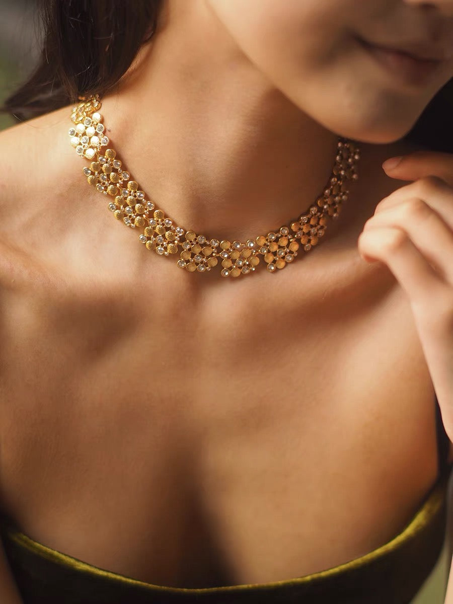 Octavia Necklace | 24k Gold Plated