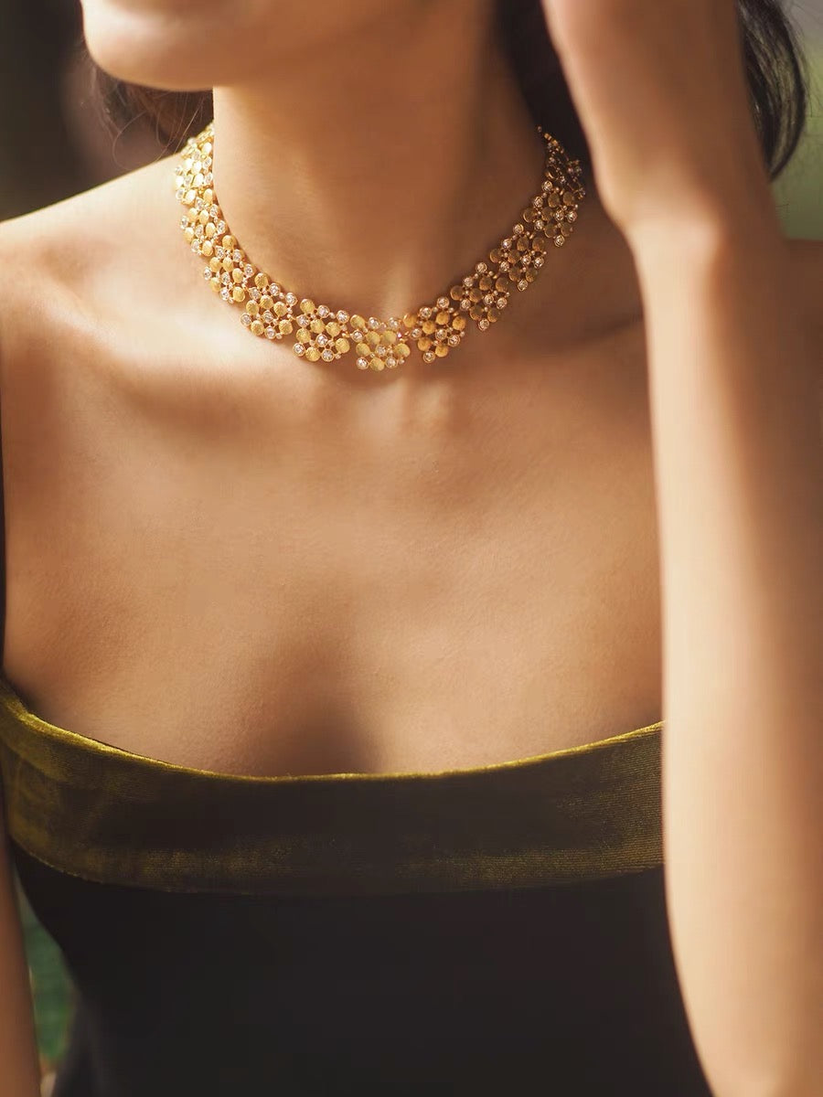 Octavia Necklace | 24k Gold Plated