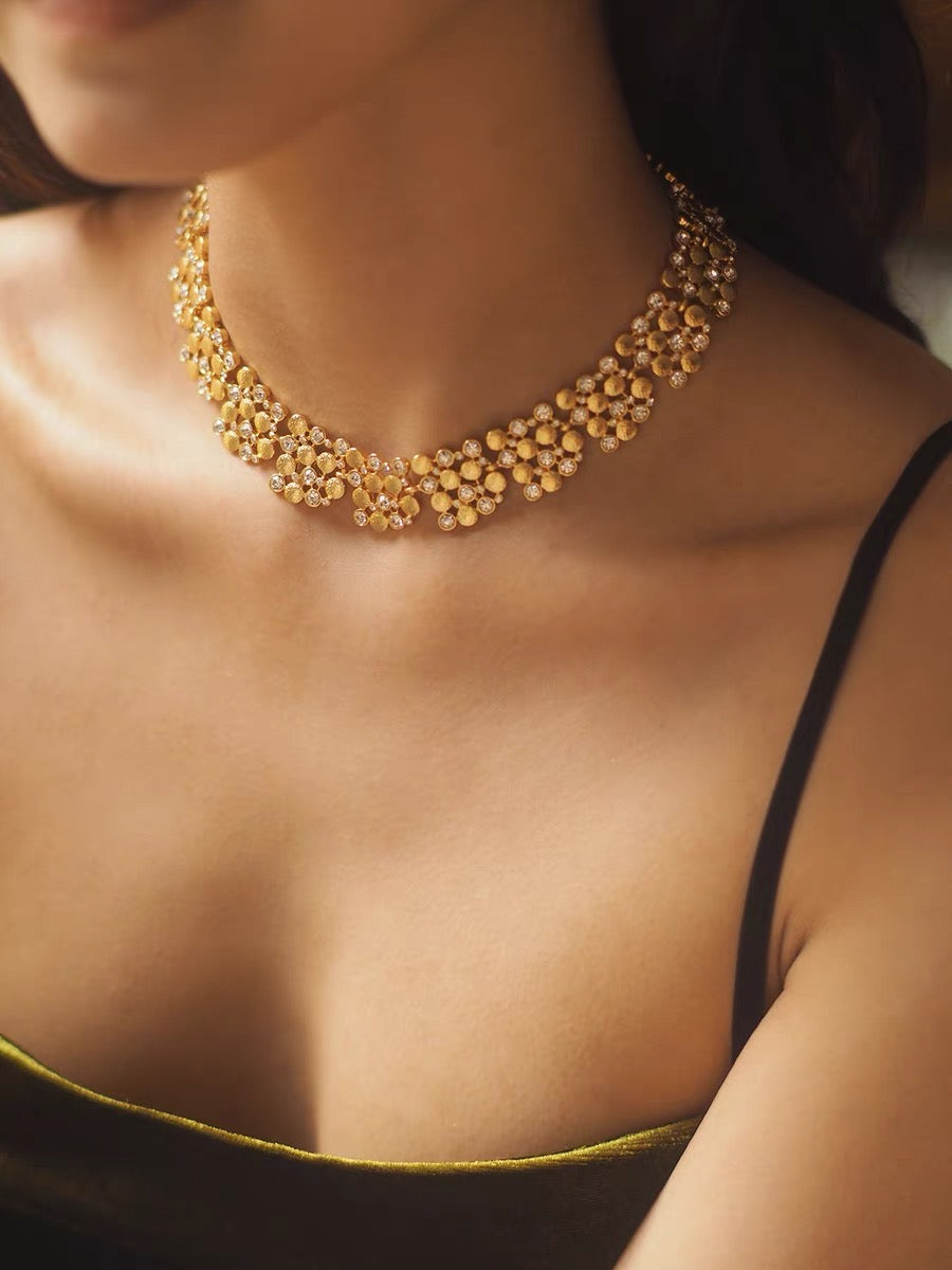 Octavia Necklace | 24k Gold Plated