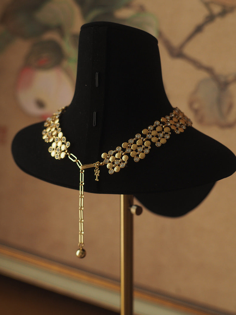 Octavia Necklace | 24k Gold Plated