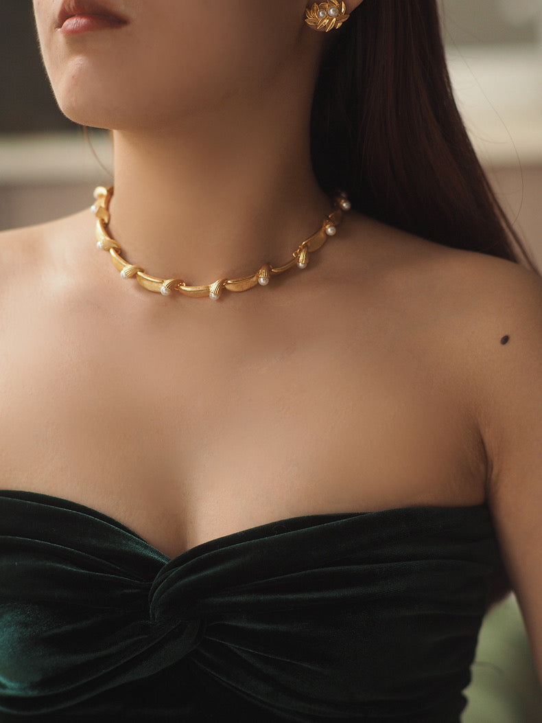 Jessamine Necklace | 24k Gold Plated