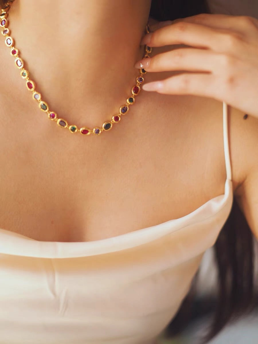 Greta Necklace Set | 24k Gold Plated