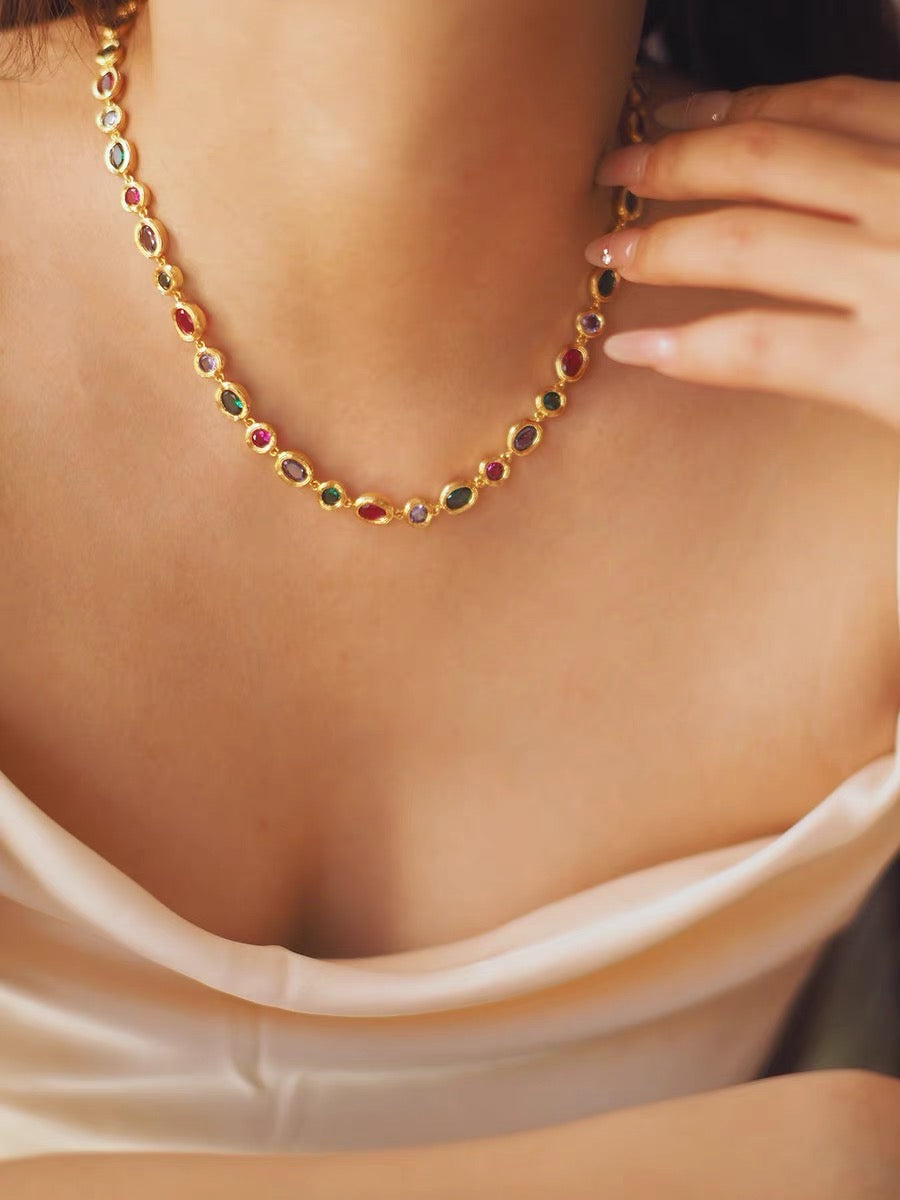 Greta Necklace Set | 24k Gold Plated