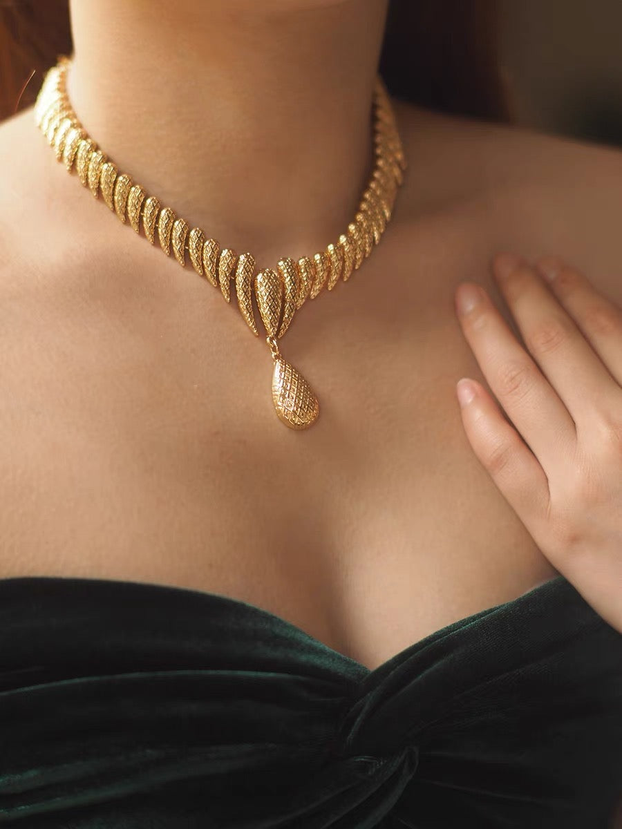 Aurelia Necklace | 24k Gold Plated