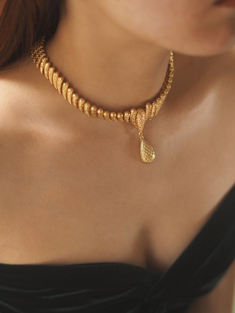 Aurelia Necklace | 24k Gold Plated