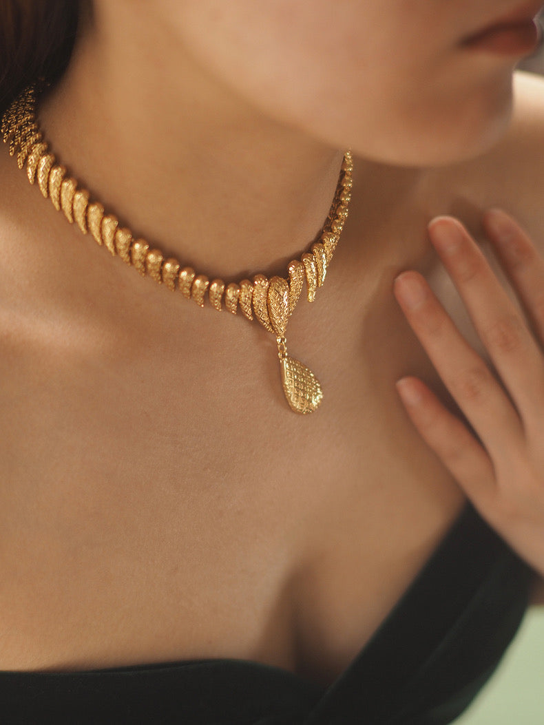 Aurelia Necklace | 24k Gold Plated