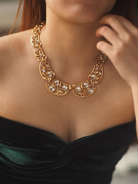 Georgiana Necklace | 24k Gold Plated