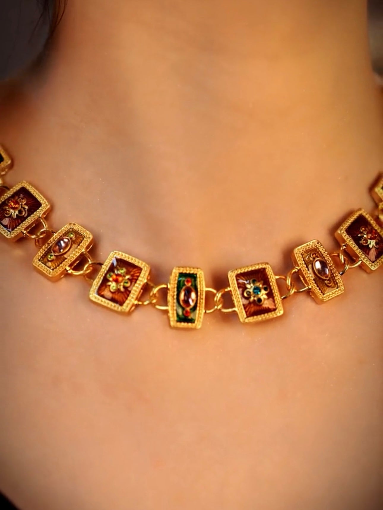 Gwen Necklace | 24k Gold Plated
