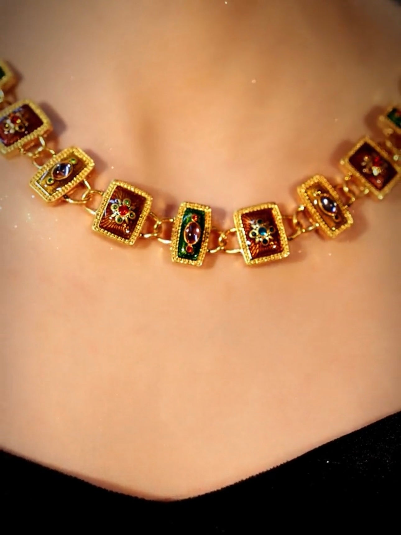 Gwen Necklace | 24k Gold Plated