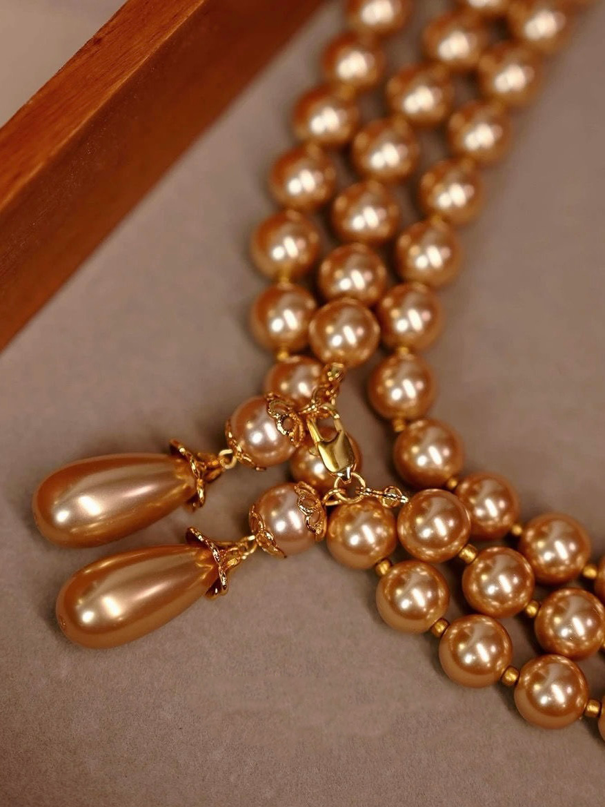 Mimosa Pearl Necklace | 24k Gold Plated