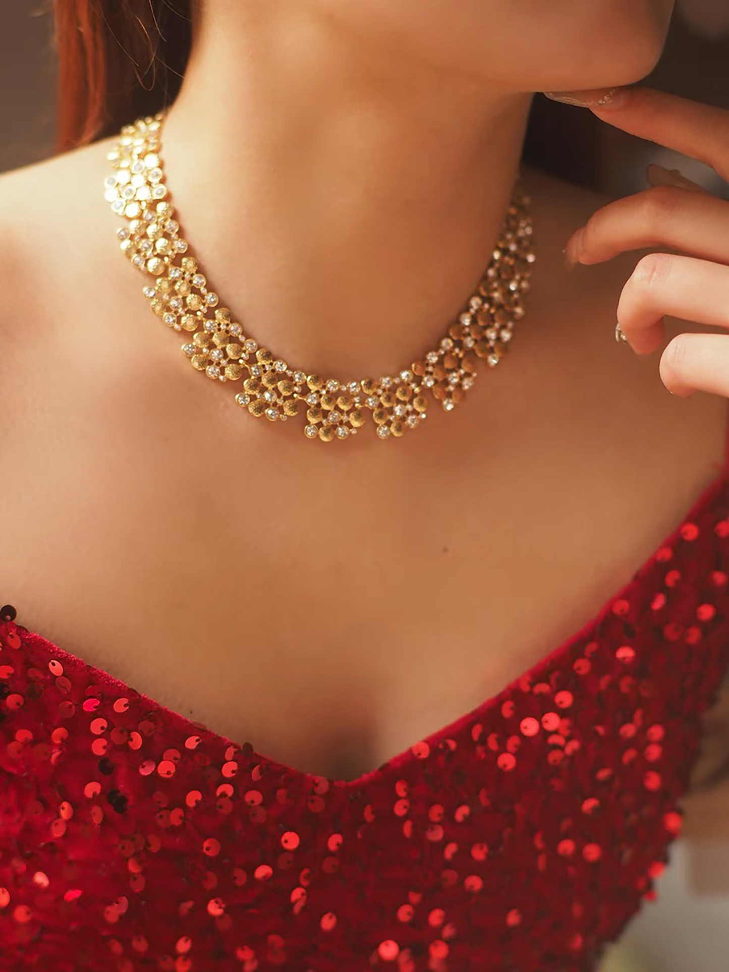 Octavia Necklace | 24k Gold Plated