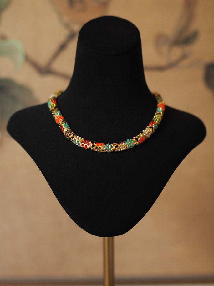 Damaris Necklace | 24k Gold Plated
