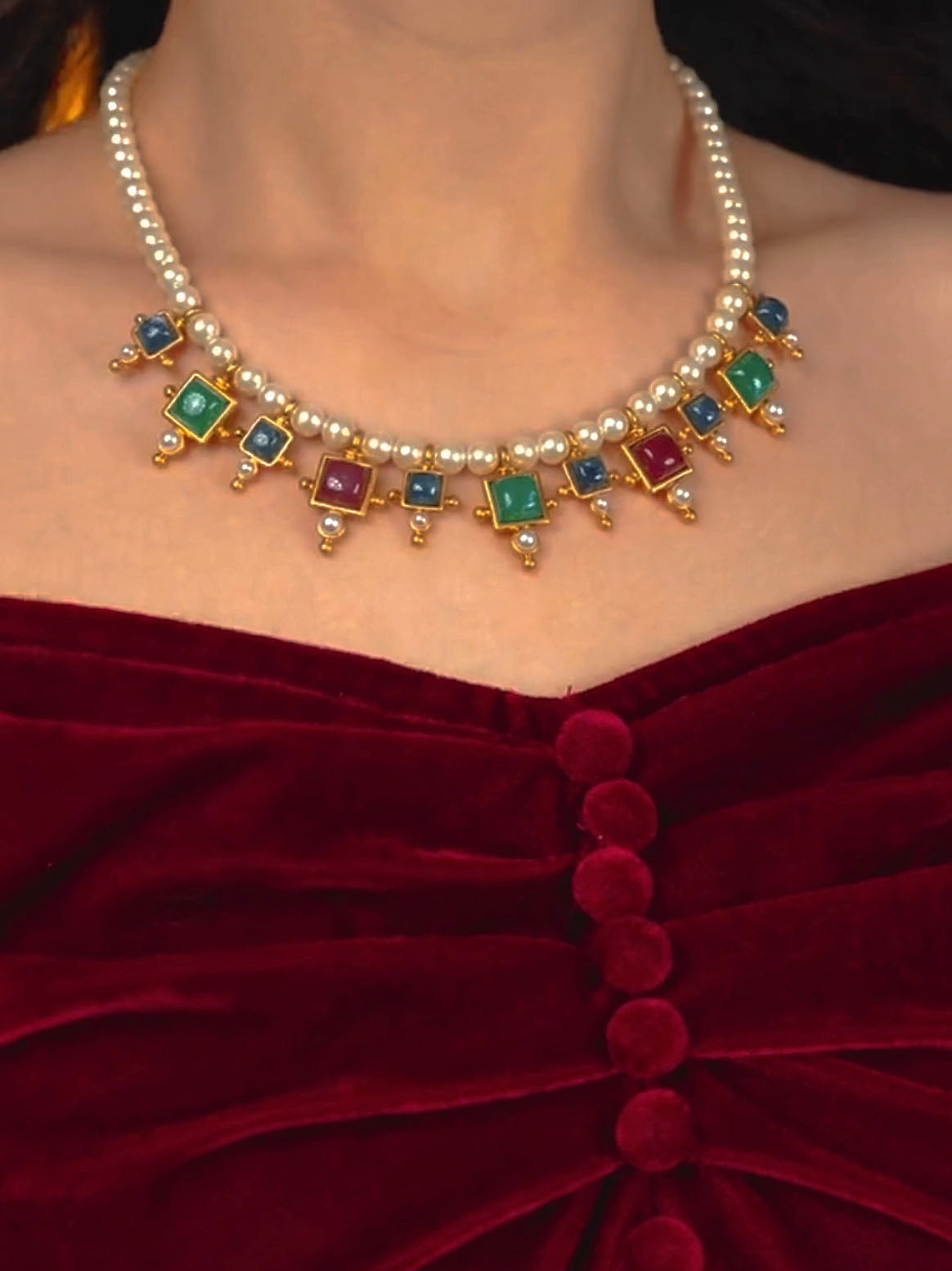 Effie Necklace | 24k Gold Plated