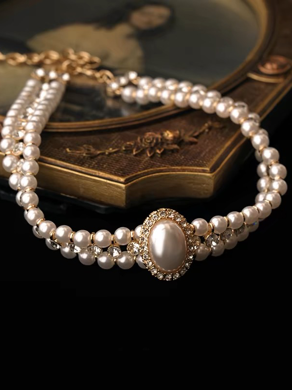 Delilah Pearl Necklace | 24k Gold Plated