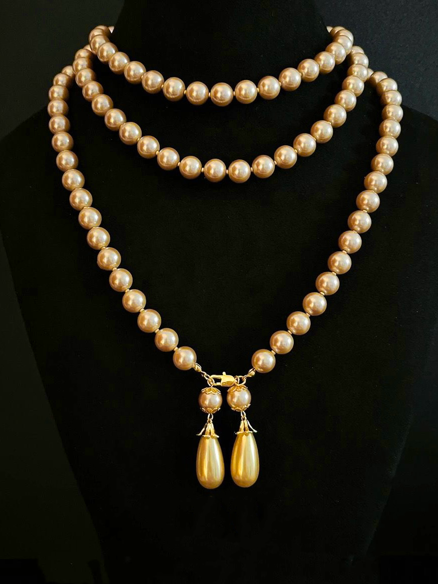 Mimosa Pearl Necklace | 24k Gold Plated