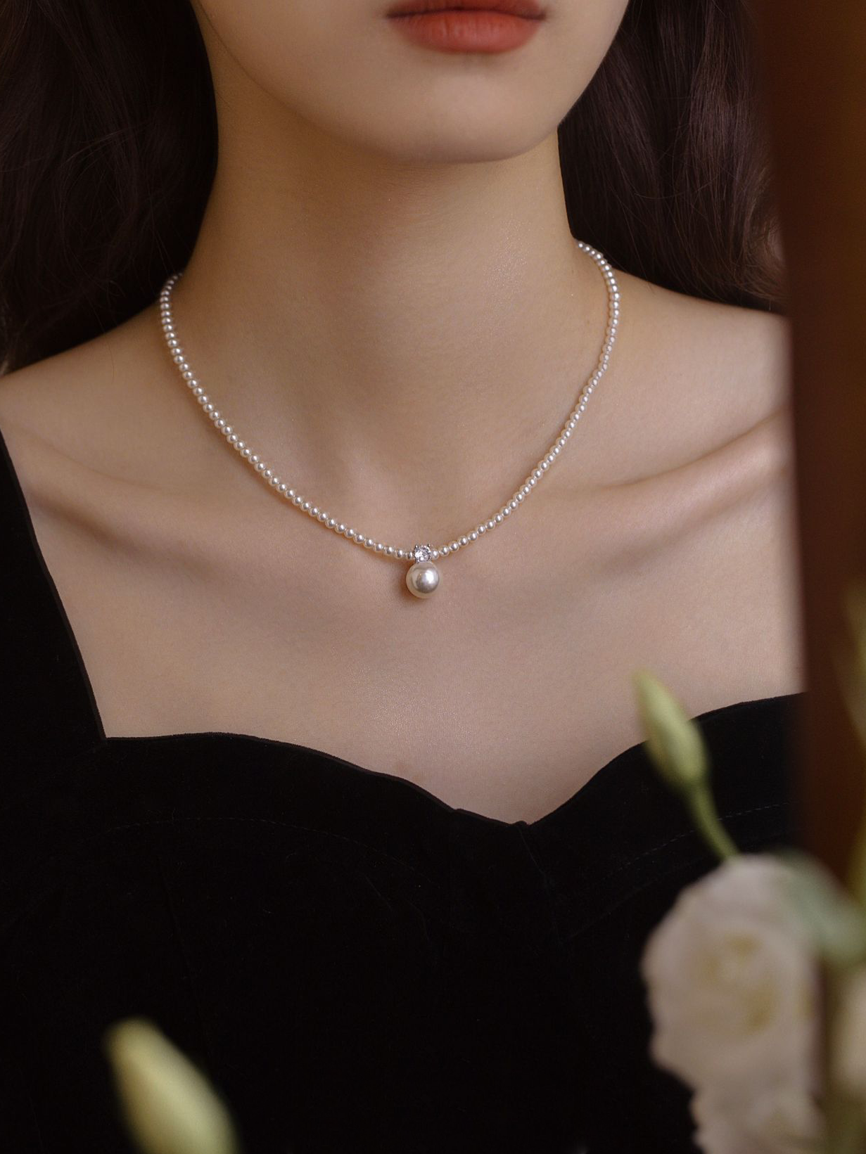 Maude Pearl Necklace