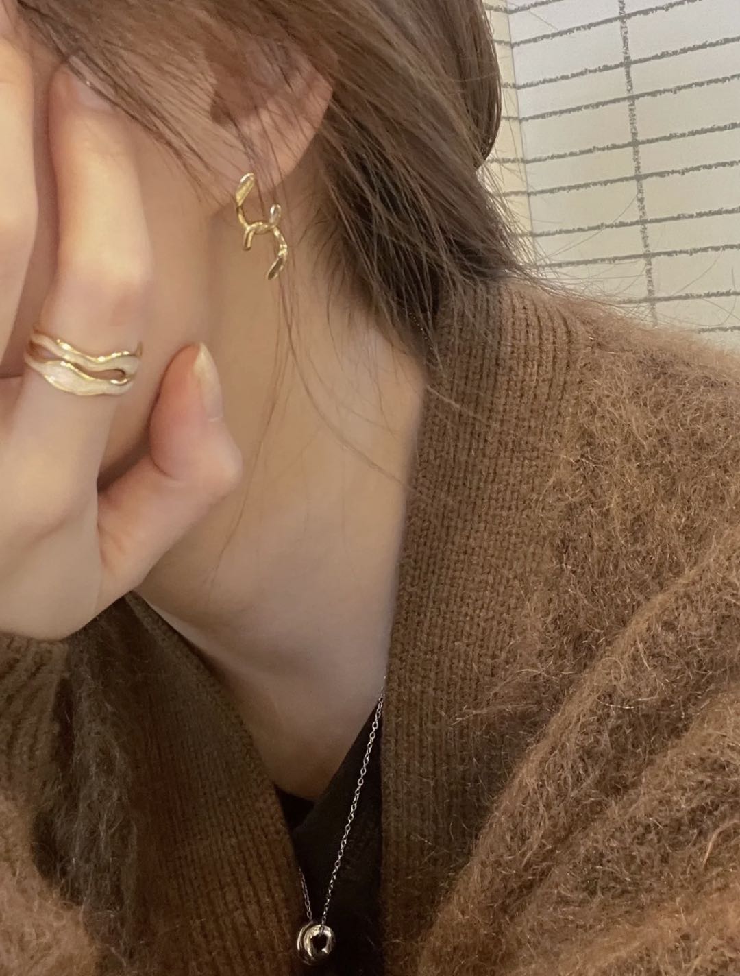 Evadne Ring | 18k Gold Plated