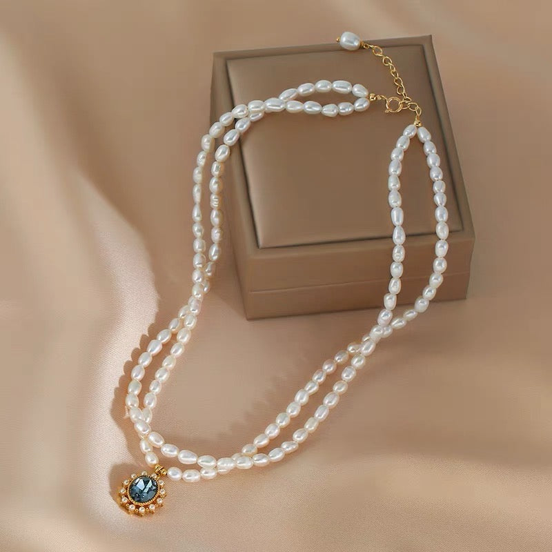 Lina Pearl Necklace | 24k Gold Plated