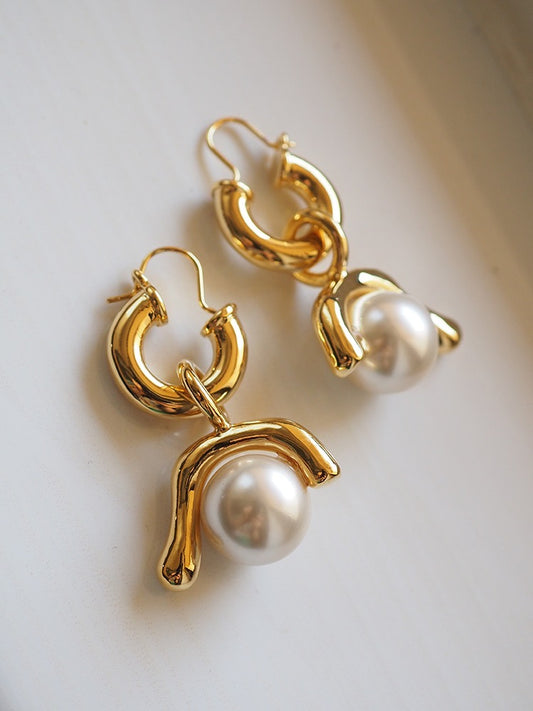 Taryn Earrings | 18k Gold Plated
