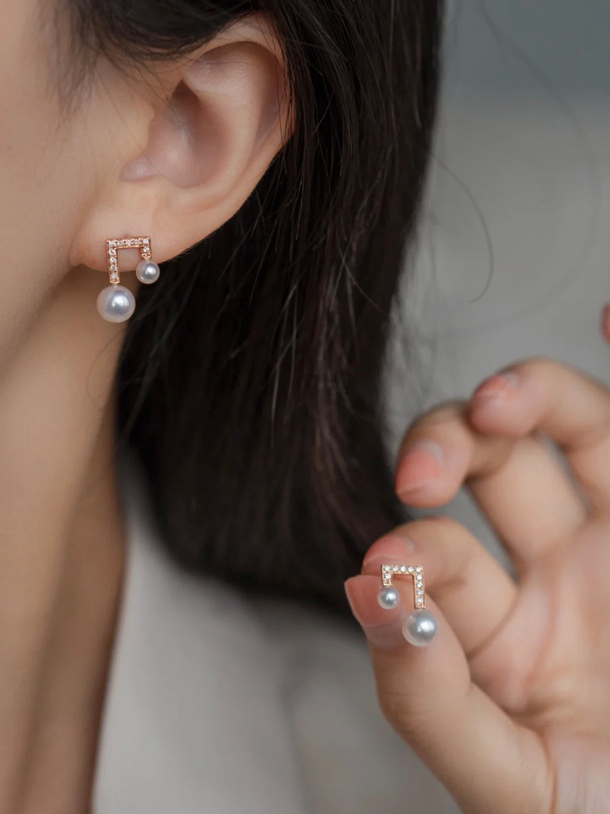 Anata Pearl Earrings | 24k Gold Plated