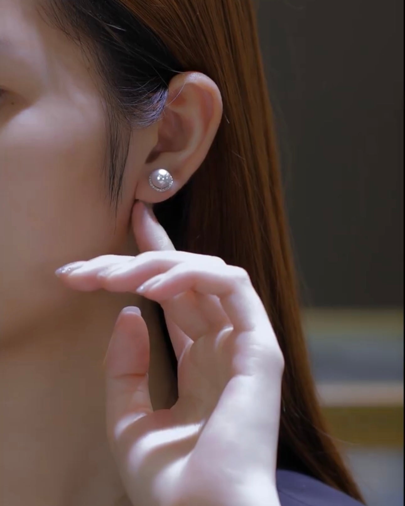 Nicolette Pearl Earrings | 24k Gold Plated