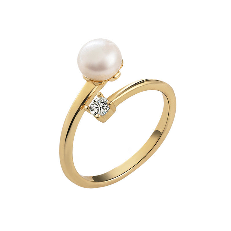 Kaydee Pearl Ring | 18k Gold Plated