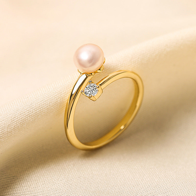 Kaydee Pearl Ring | 18k Gold Plated