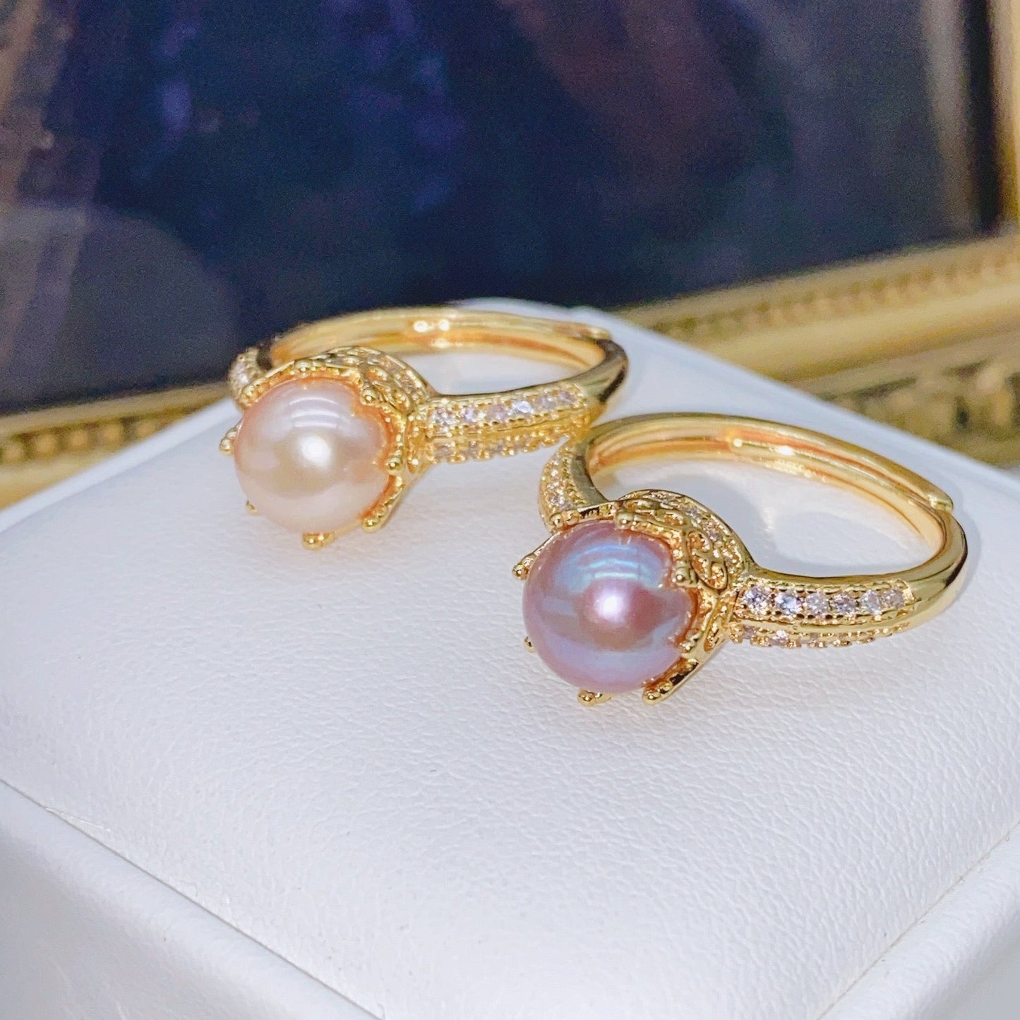 Libbie Pearl Ring | 18k Gold Plated