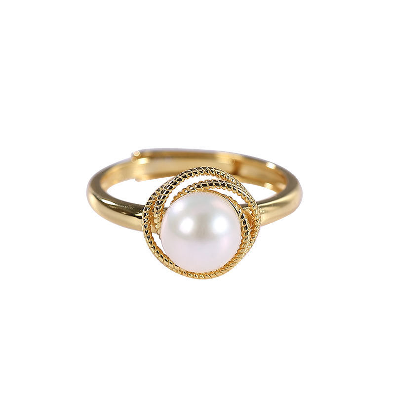 Myah Pearl Ring | 18k Gold Plated