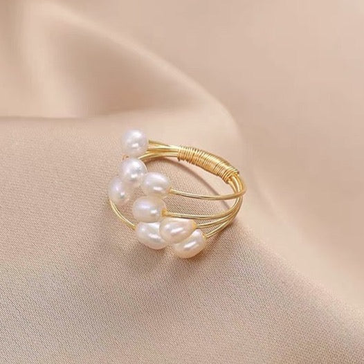 Shea Pearl Ring | 18k Gold Plated