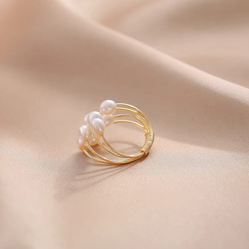 Shea Pearl Ring | 18k Gold Plated