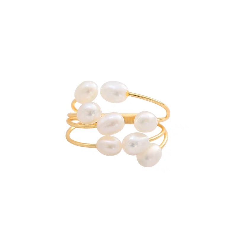 Shea Pearl Ring | 18k Gold Plated