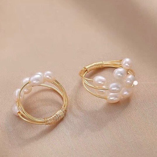 Shea Pearl Ring | 18k Gold Plated