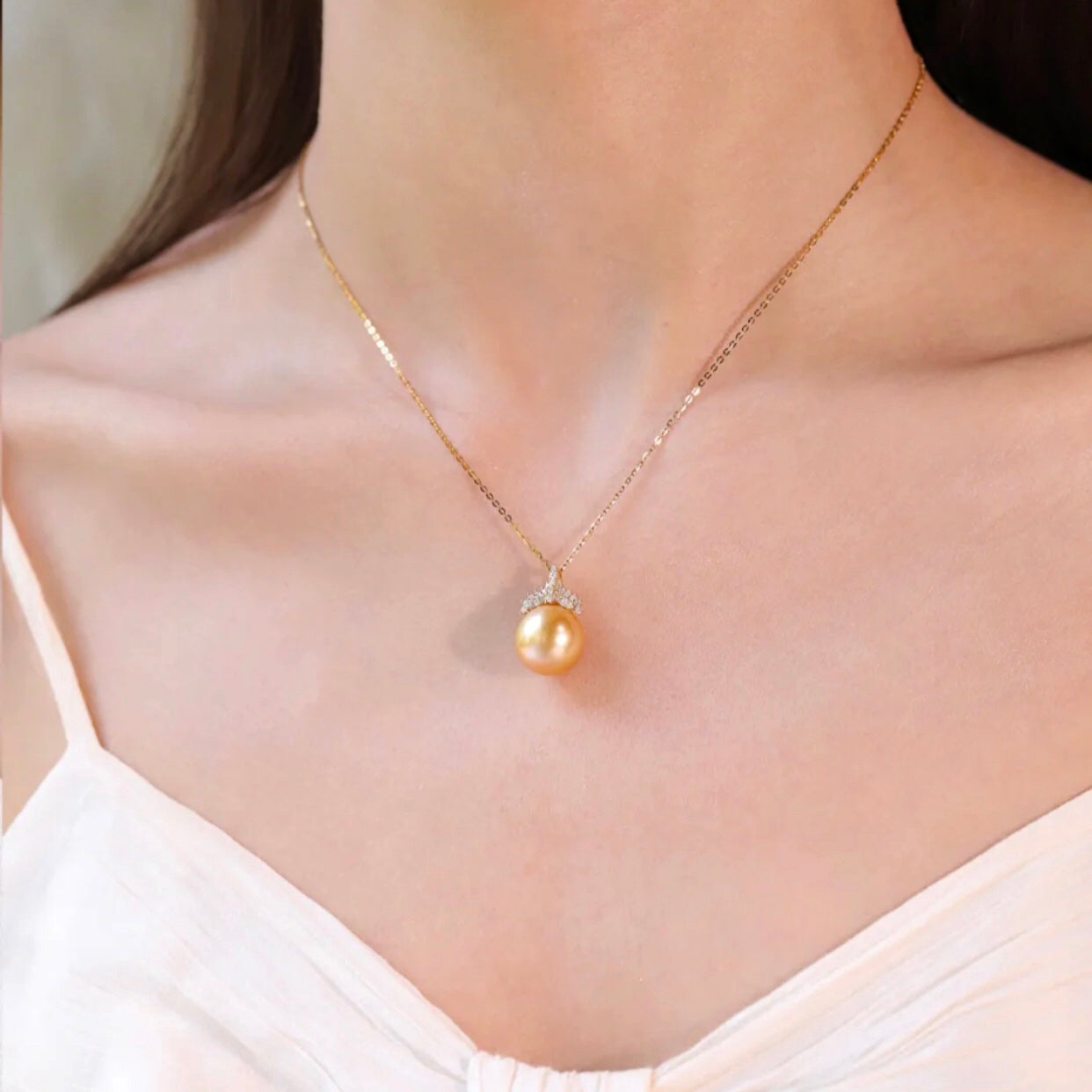 Gloria Gold Necklace | 24k Gold Plated