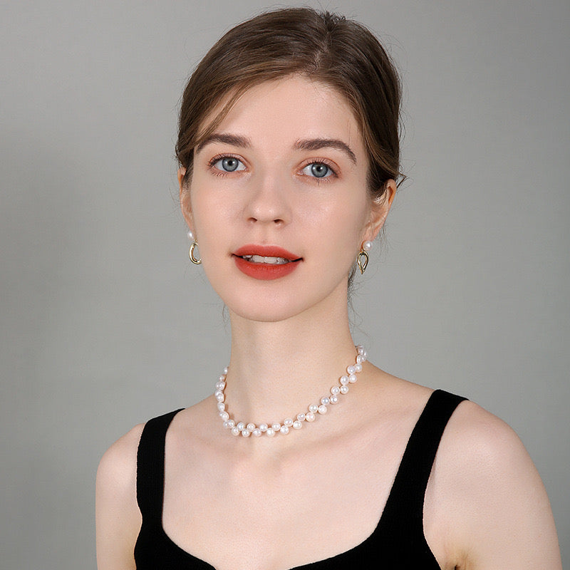 Lola Pearl Necklace | 24k Gold Plated