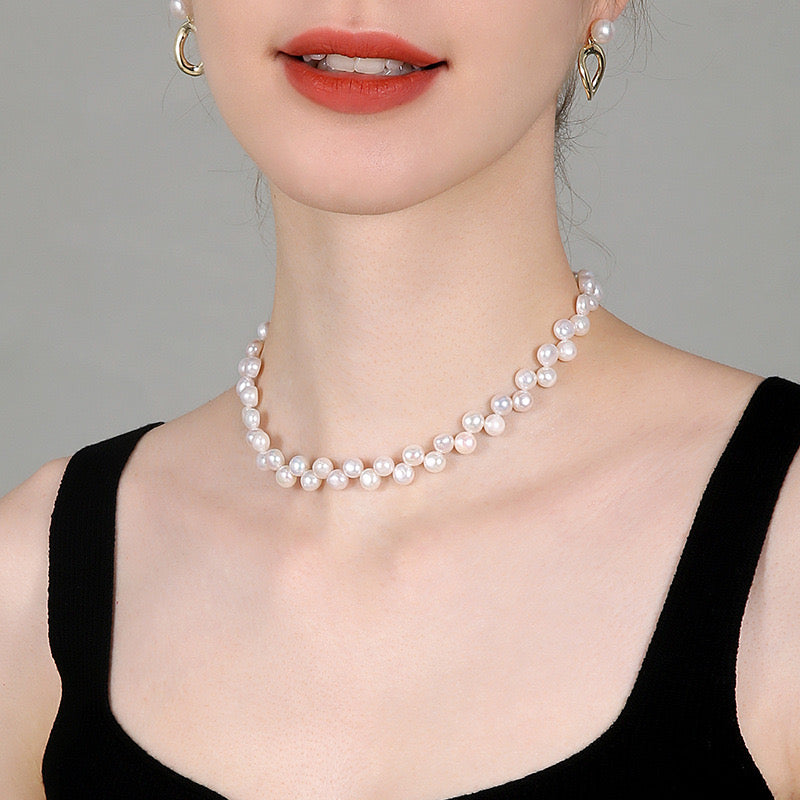 Lola Pearl Necklace | 24k Gold Plated