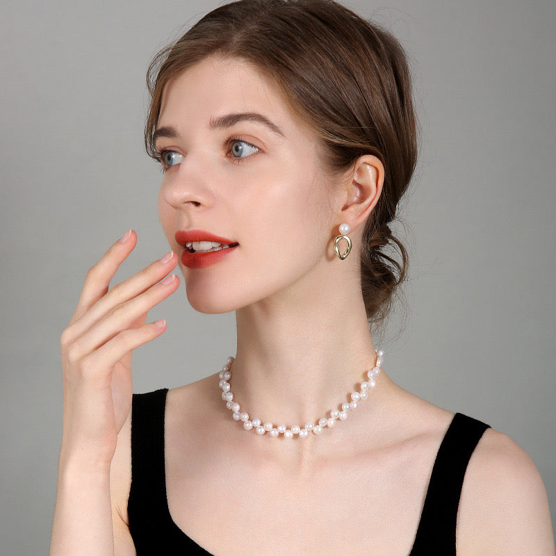 Lola Pearl Necklace | 24k Gold Plated