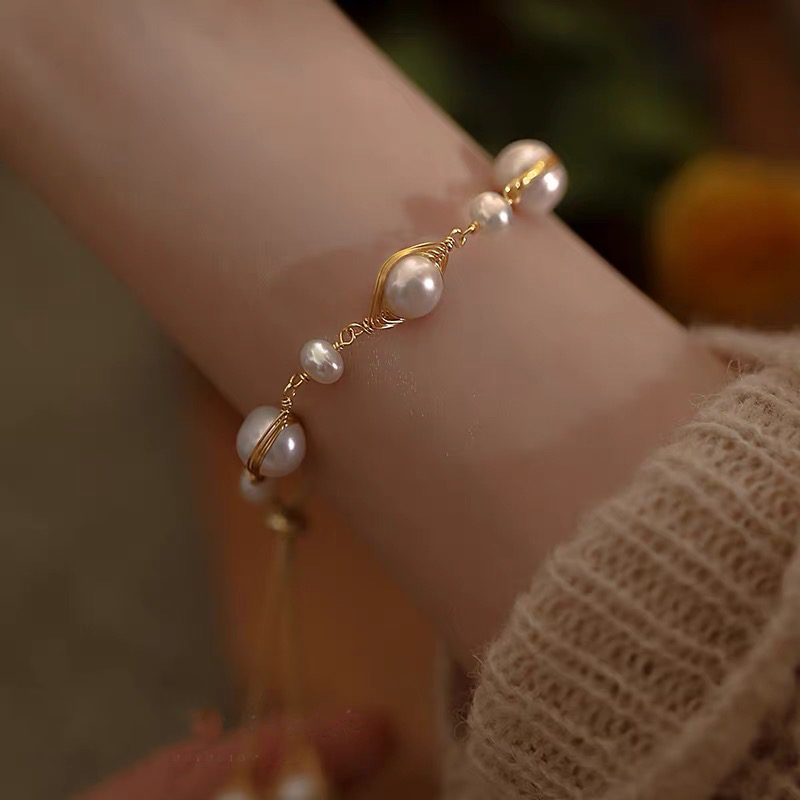 Calliope Pearl Bracelet | 18k Gold Plated