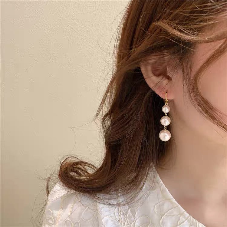 Heidi Pearl Earrings | 18k Gold Plated