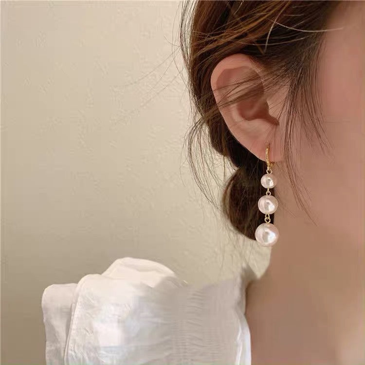 Heidi Pearl Earrings | 18k Gold Plated