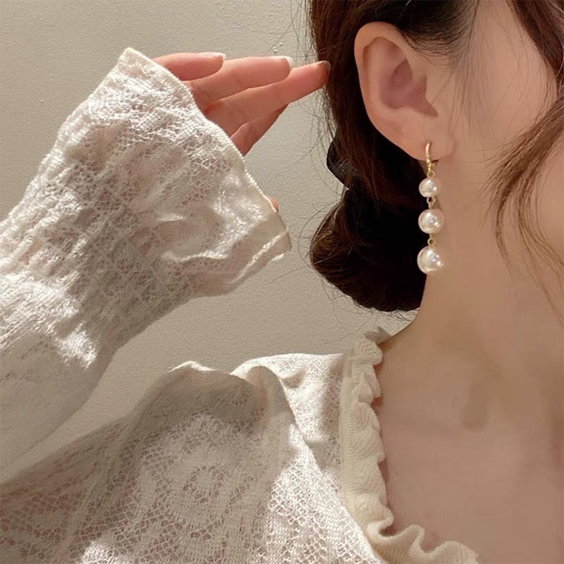Heidi Pearl Earrings | 18k Gold Plated