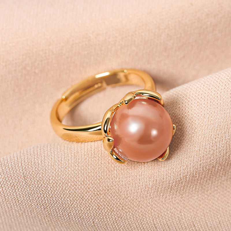 Liesel Pearl Ring | 18k Gold Plated