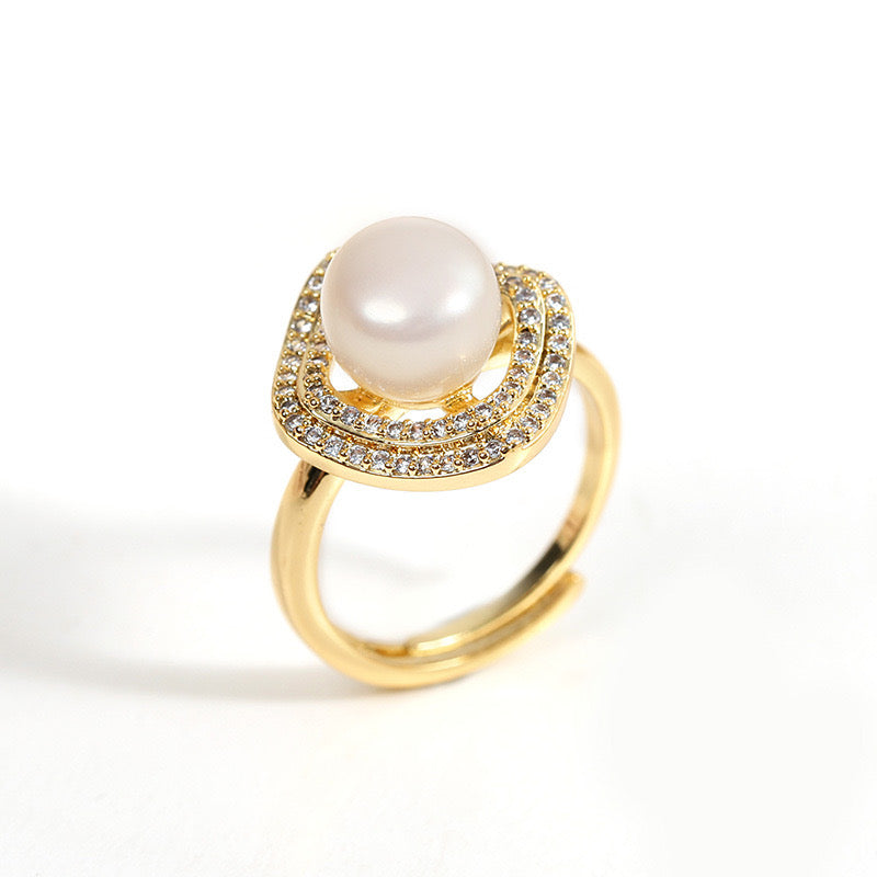 Mischa Pearl Ring | 18k Gold Plated