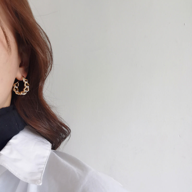 Iris Hoop Earrings