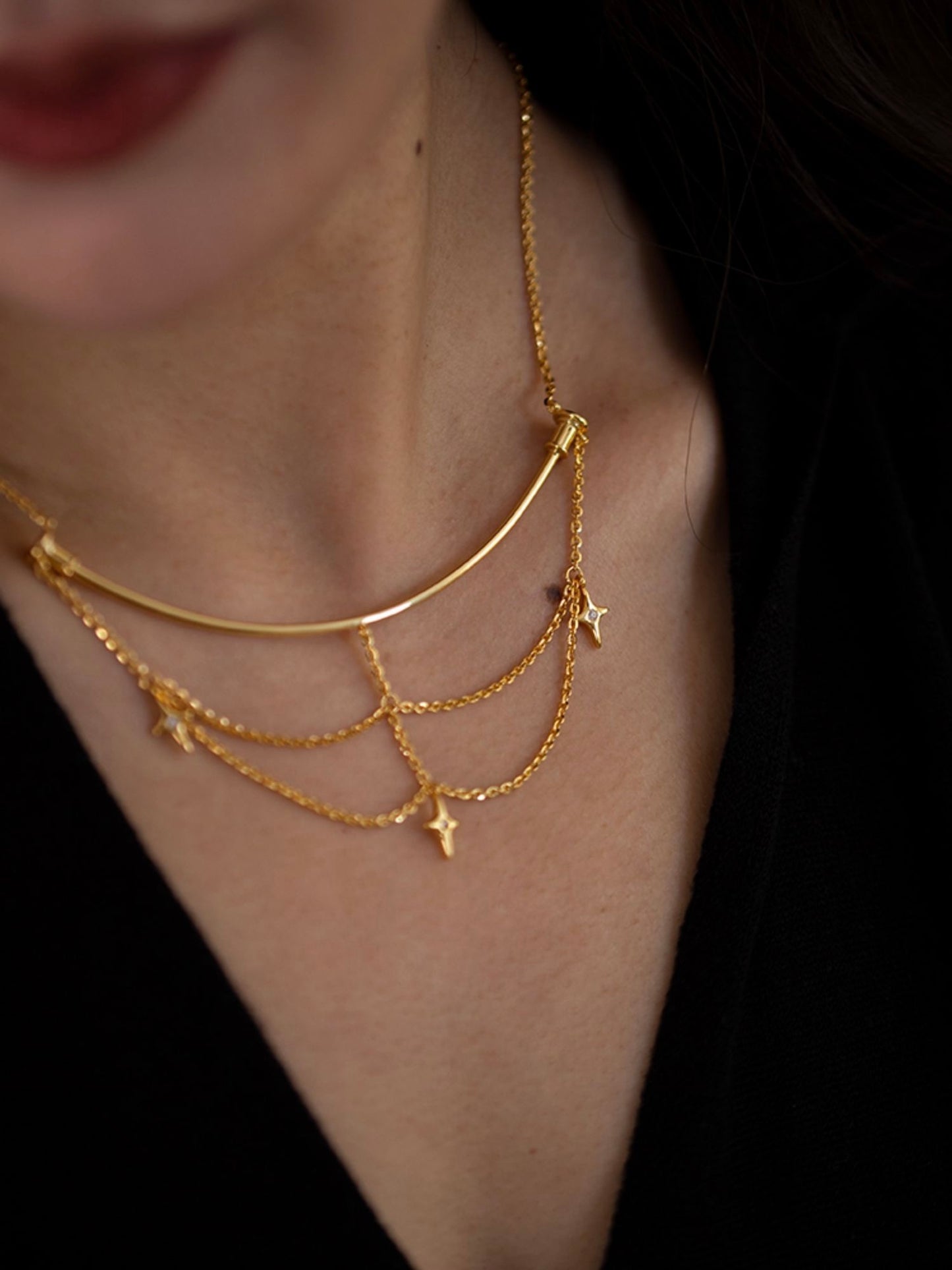 Rosalind Necklace Set | 24k Gold Plated