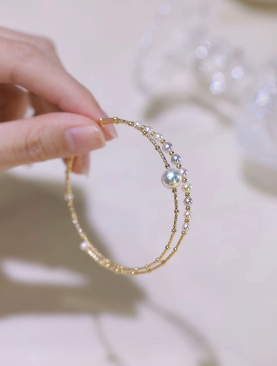 Hera Pearl Bracelet | 24k Gold Plated