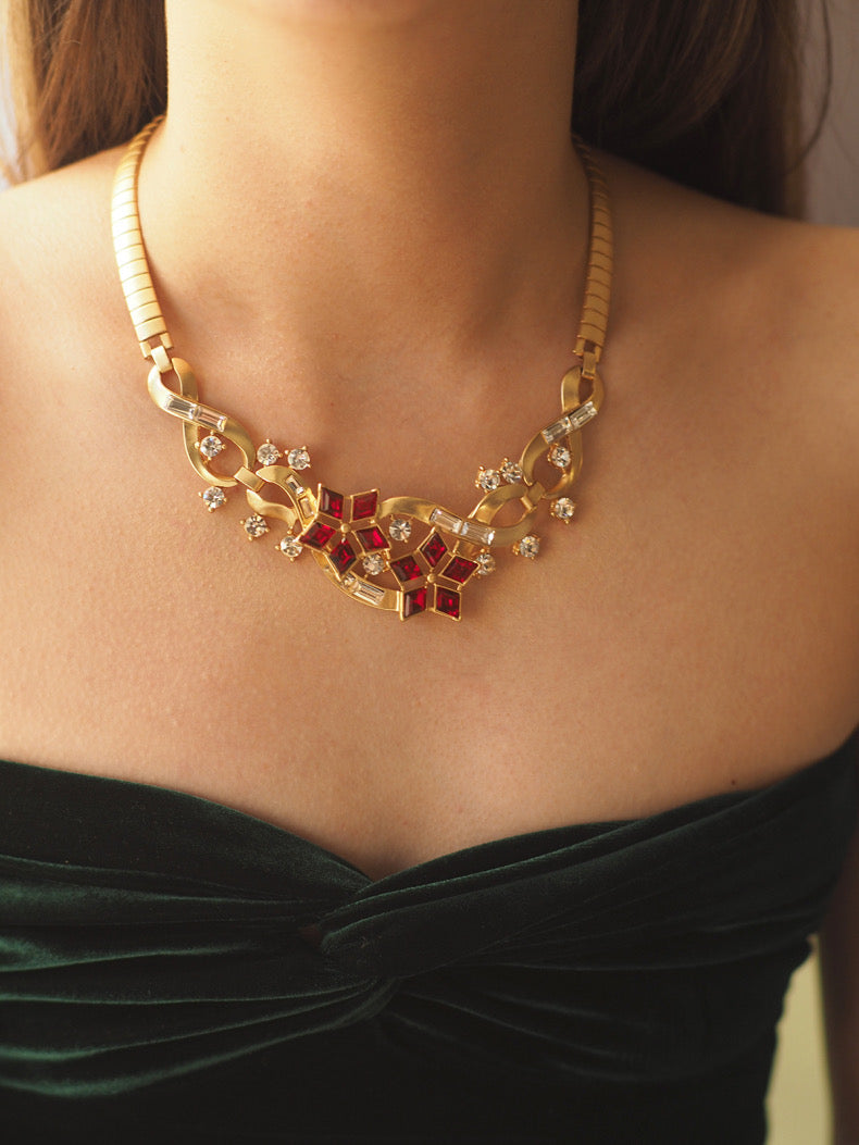 Millicent Necklace | 24k Gold Plated