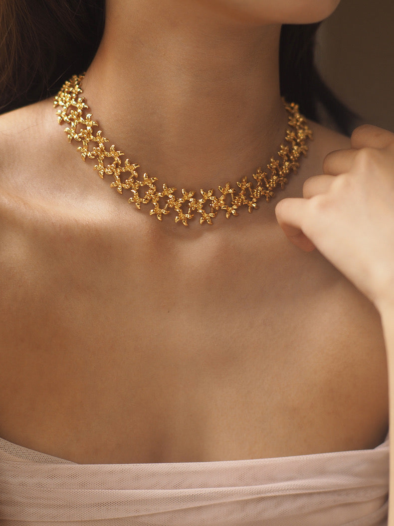 Elinore Necklace Set | 24k Gold Plated