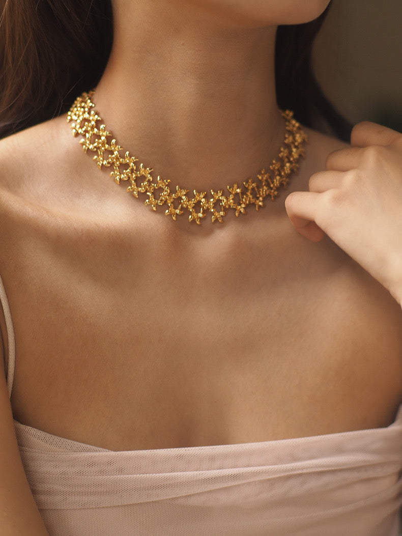 Elinore Necklace Set | 24k Gold Plated