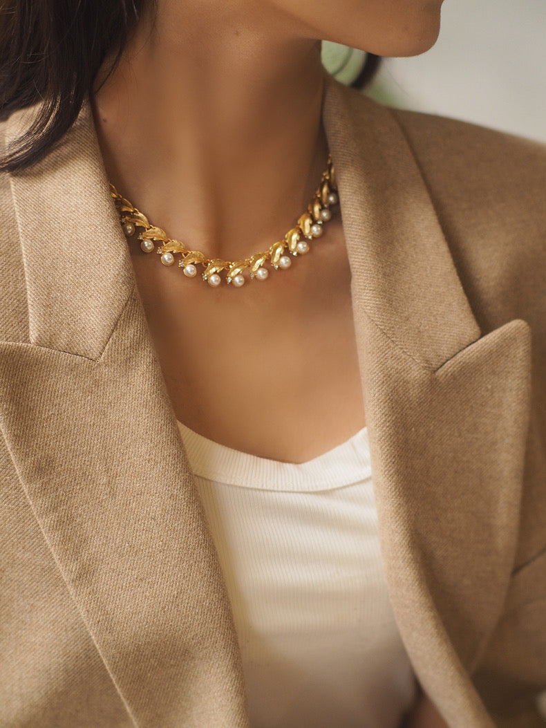 Malinda Necklace | 24k Gold Plated